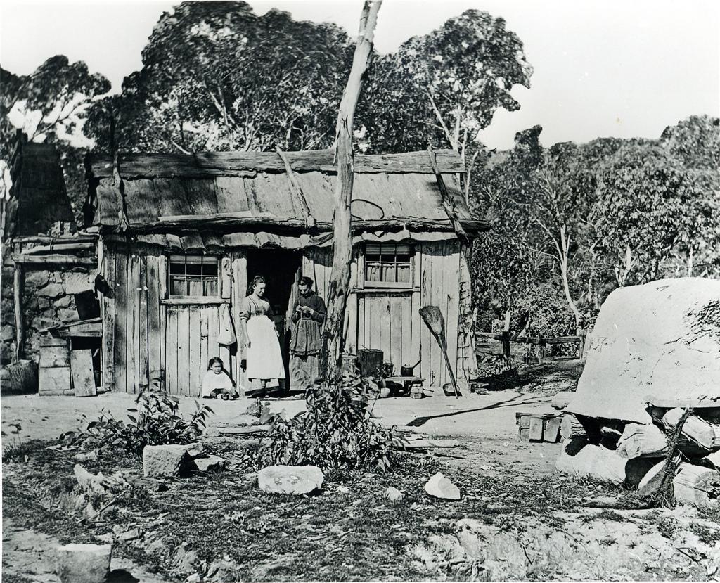 Miner's Hut, Lithgow Valley NSW, c1880 | by Blue Mountains Local Studies